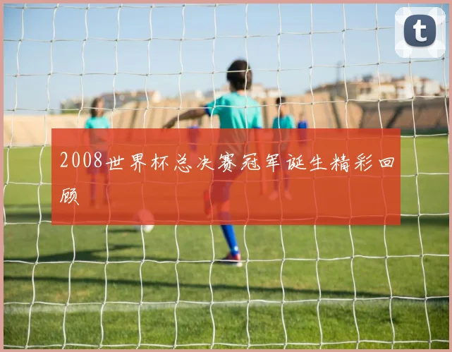 2008世界杯总决赛冠军诞生精彩回顾